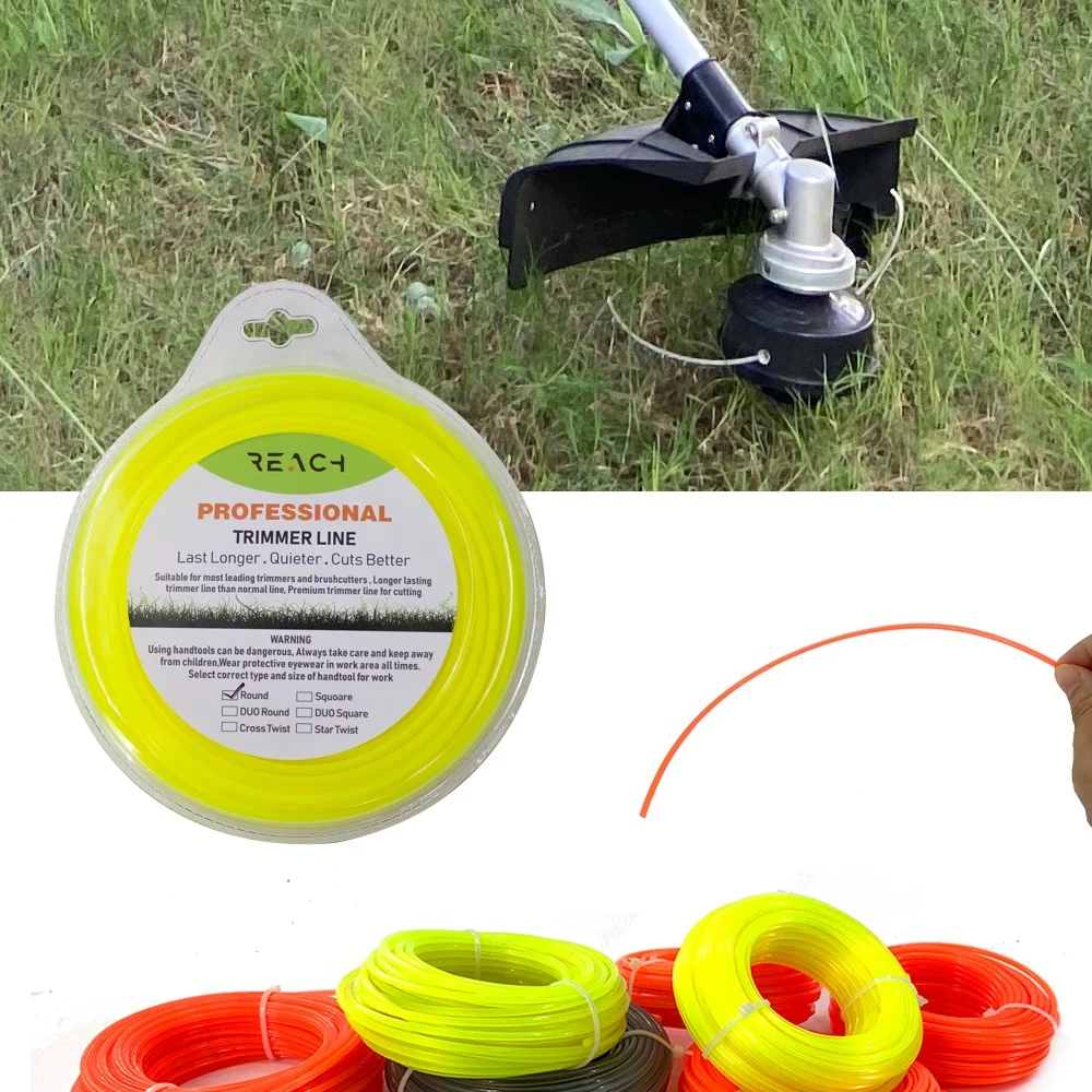 3.0*100m Grass Trimmer Line  Cross Twist String Trimmer for  Length Grass Trimming Edging Lawn and Garden Care
