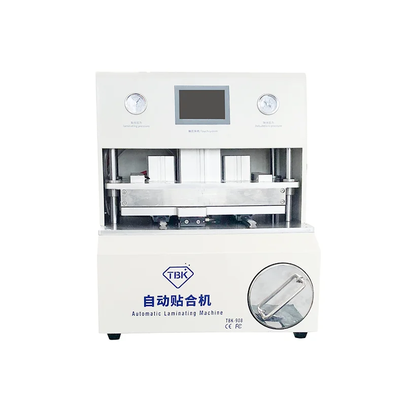 The new TBK 908 Automatic Bubble Removal Curved Screen OCA LCD Vacuum  Airbag Laminating Machine Curved Touch Screen