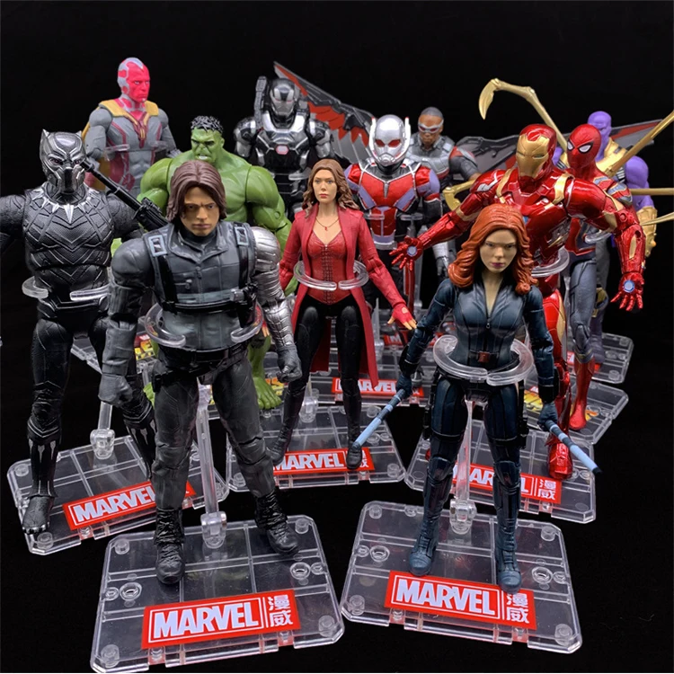 
Custom Marvel Legends Superhero Collection POP PVC Action Figure SuperHero Hot Model Toy Sets 