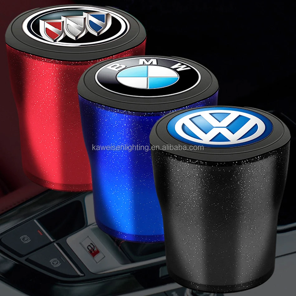 Сервис OEM круглая многофункциональная Автоматическая пепельница для курения со светодиодной подсветкой автомобиля