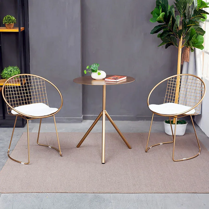 
Morden comfortable metal Dining Chair for dining room with wooden printed foot indoor coffee shop dining chair 