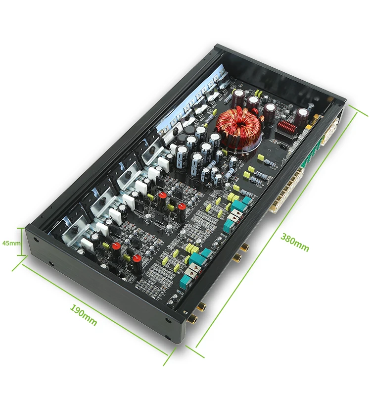 Best Seller  Car Amplifier 4 Channel Class D Full Range 120W Sound Quality Car Amp Teampie TP-1304
