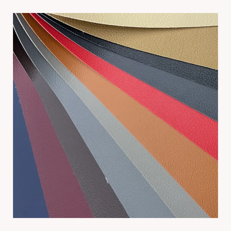Leather factory vinyl fabric synthetic pvc upholstery leather for car seat