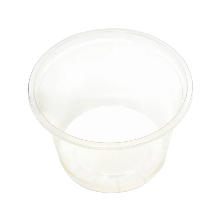 custom logo food grade storage clear plastic 950ml disposable food deli container with lids