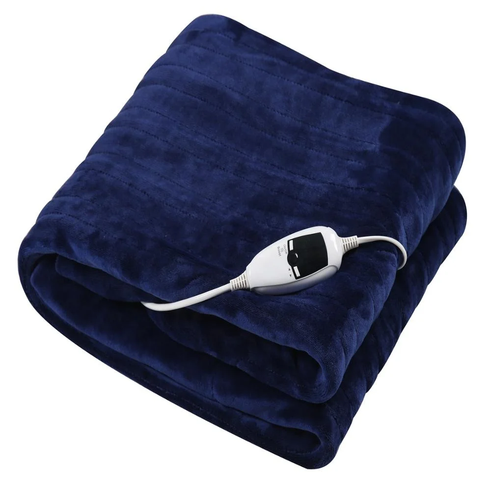 Adjustable Size Fluff Sheep Heating Electrical Blanket With Carbon Fiber