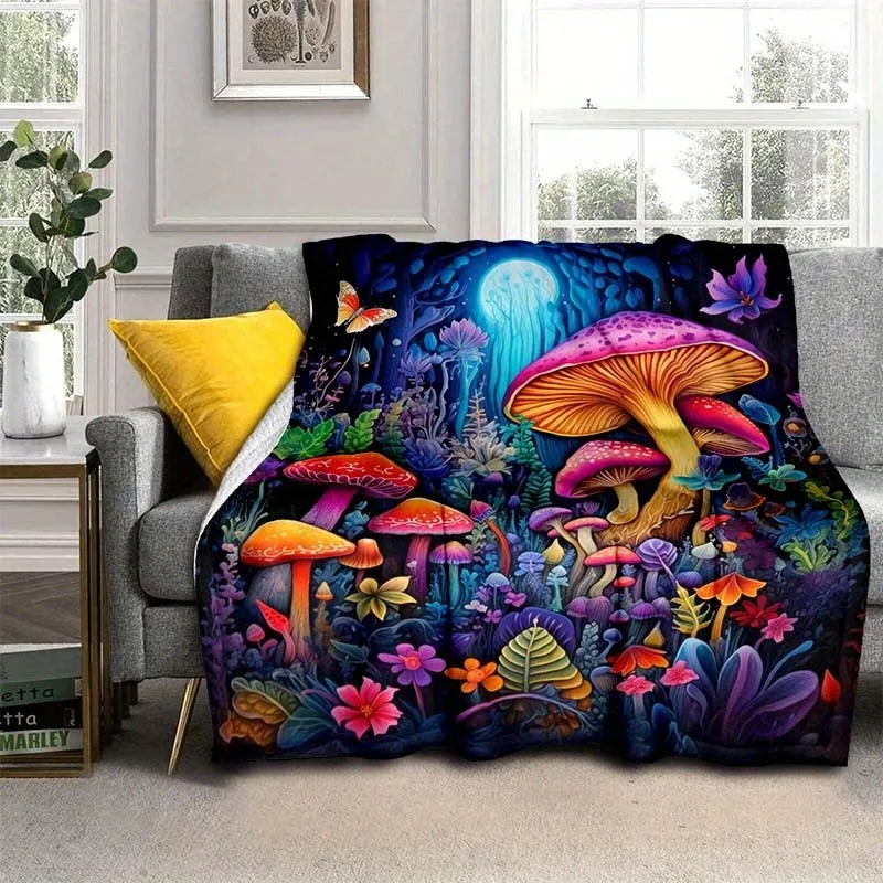 Классическое супертяжеловесное мягкое плюшевое одеяло с аниме принтом удобное пушистое теплое покрывало для дивана кровати путешествий