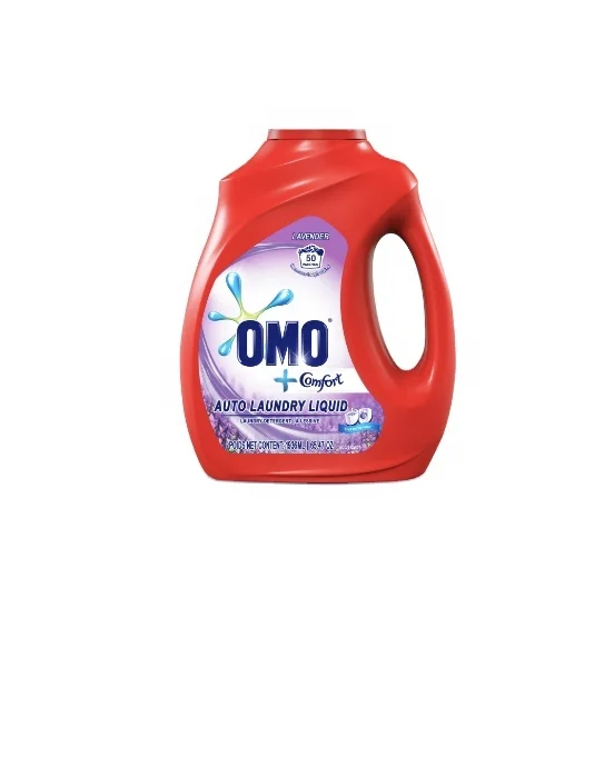 High Quality Pure Natural, Gentle & Mild Omo Auto Lavender Detergent Liquid 1936ML x 6
