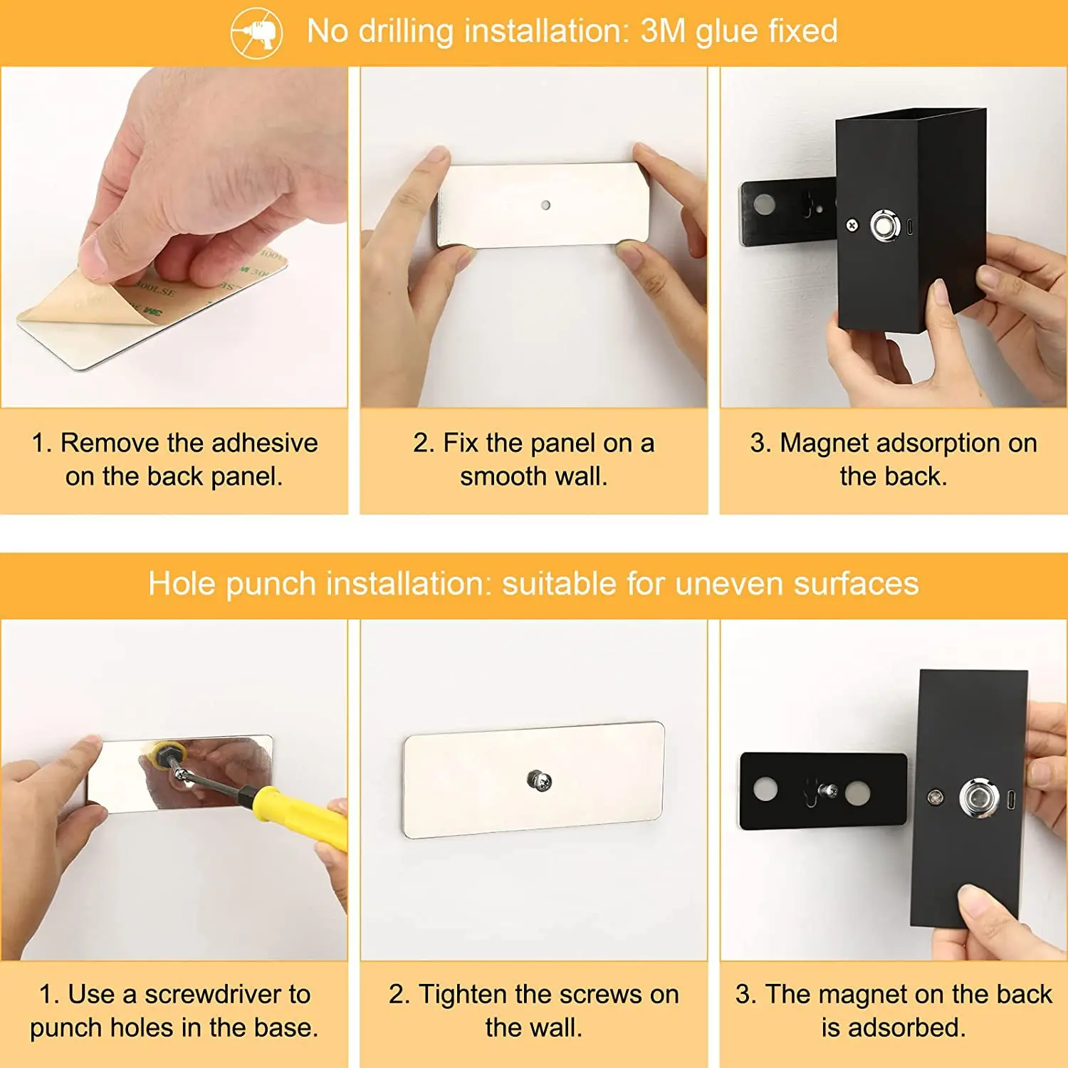 Touch Control LED Wall Sconce Battery Powered Dimmable Indoor Wall Lamp Rechargeable For Hallway Bedroom