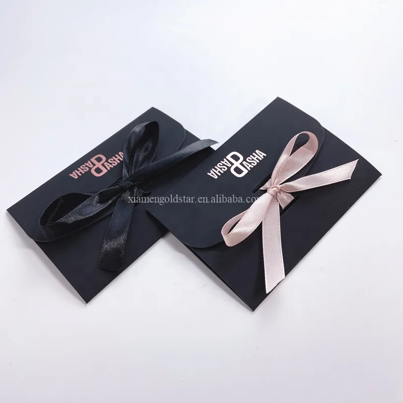 Best Sale Paper Envelope With ribbon Personalized Design for Wedding Invitation Cards