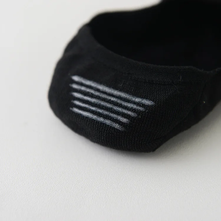 
T5- white black foot low cut thin bamboo ankle women invisible boat socks ladies cotton loafer sock girl no show socks non slip 