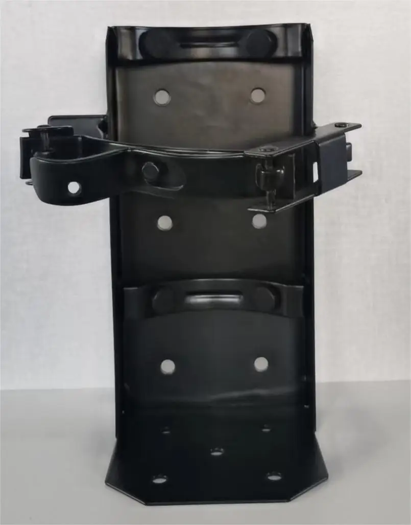 Heavy Duty Box type vehicle brackets for DCP fire extinguisher SABS