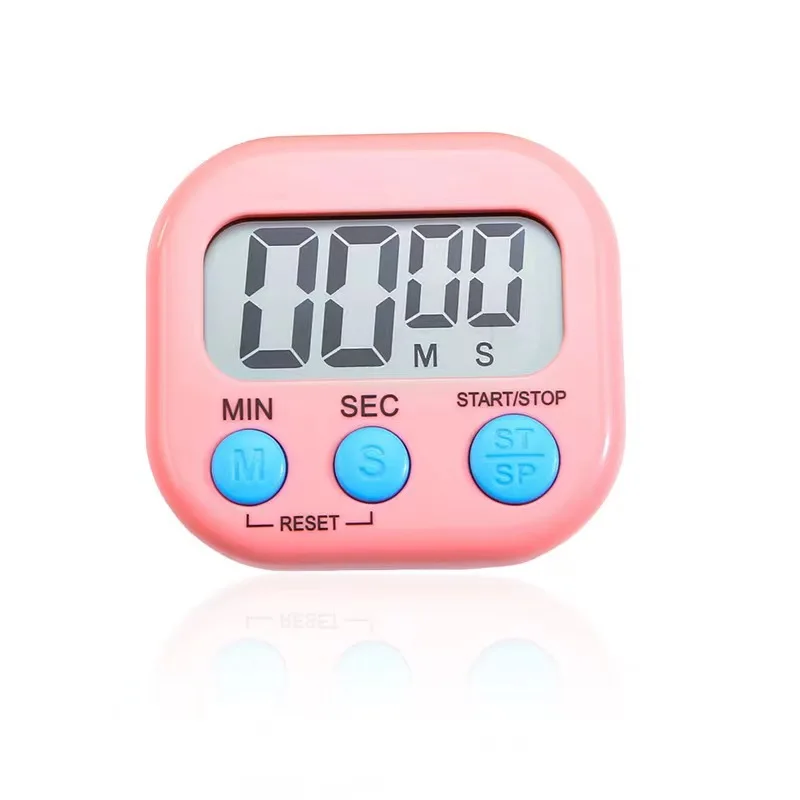 Magnetic LCD Digital Kitchen Countdown Timer Stopwatch with Stand Practical Cooking Baking Sports Alarm Clock Reminder Tools