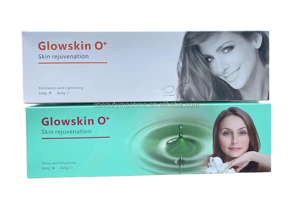 Newest Oxygen Charcoal BALANCE REVIVE ILLUMINATE Facial Kit Anti Aging Skin Rejuvenation Cream CO2 Treatment Gel