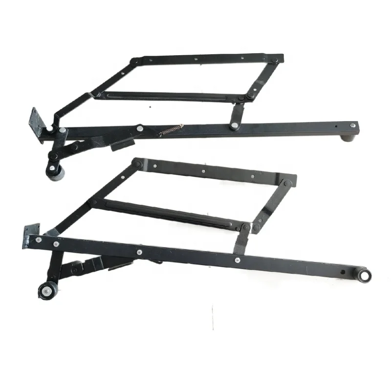 High quality furniture hardware accessories pull-out type hinges manufacturers for sofa bed part