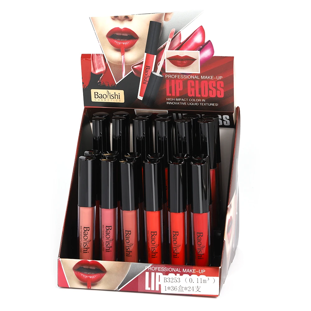 Own Brand without Logo Lip Gloss Matte Nude Lipstick Liquid Low Price Lip Gloss Wholesale Makeup Glossy Air Velvet 10G Vegan