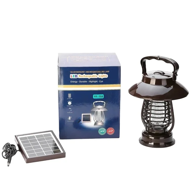 
Rechargeable mosquito zapper anti mosquito lamp solar UV zapper led light 