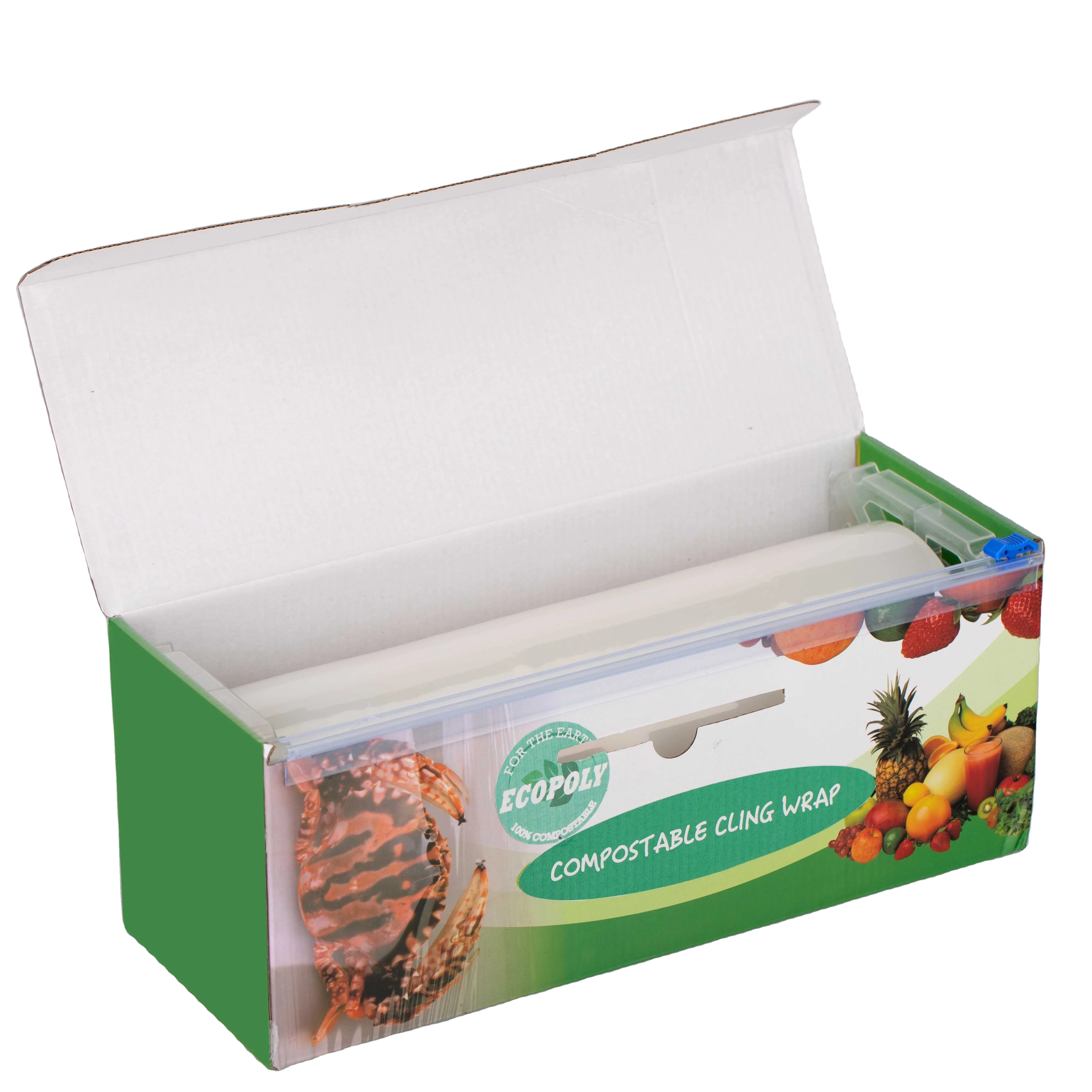 Manufacturer Biodegradable Compostable Food Cling Wraps Cling Films