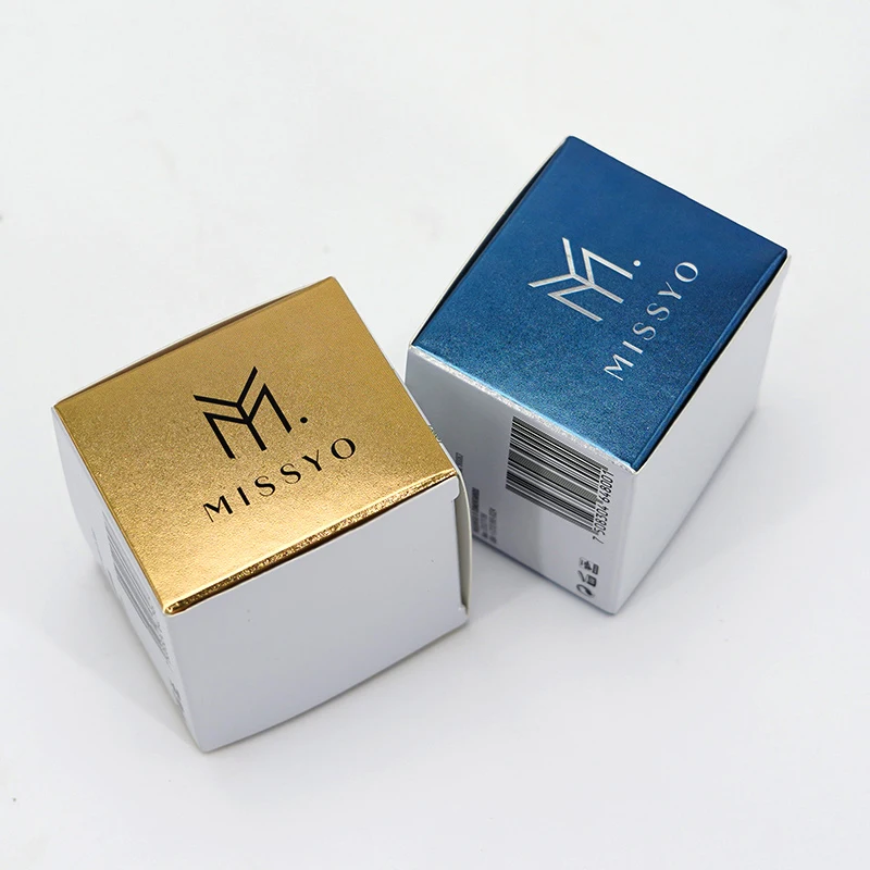 Custom Design Luxury Silver Gold Foil UV Spot Cardboard Folding Carton Makeup Cosmetic Candle Packaging Paper Box Logo Printing