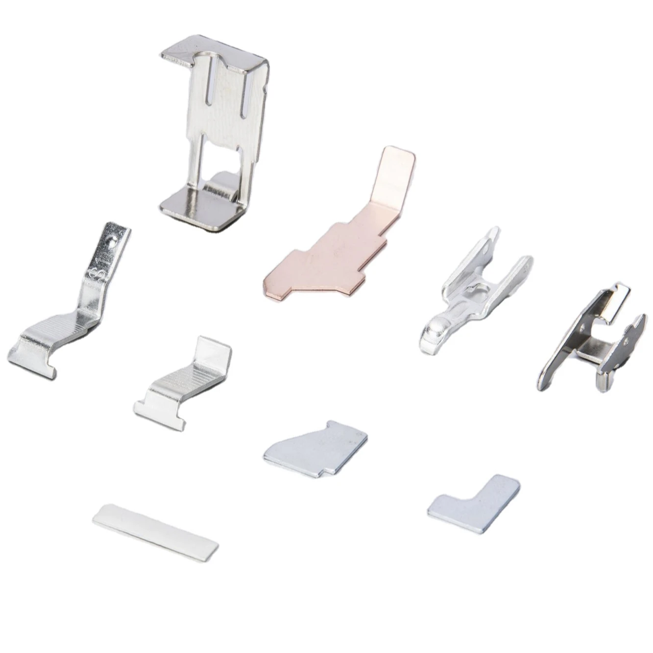 OEM Sheet Metal Riveting Electrical Contacts Copper Brass Contacts Small Stamping Parts