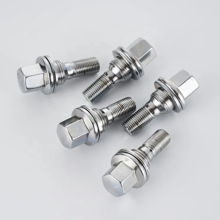 Factory hot selling  OEM 540567 M12*1.25 alloy steel with pad screw car hub bolt zx wheel bolt and nut  for peugeot wheel bolts