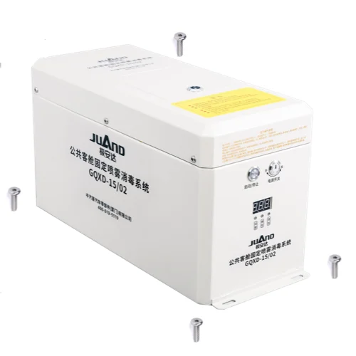 Higer supply Fixed spray disinfection system in public cabin for bus/coach