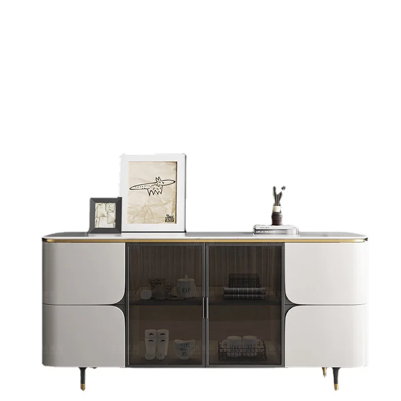 The Spot Sale Living Room Porch Ark Modern Simple Light Luxury White Dinning Rooms Cabinets Sideboard
