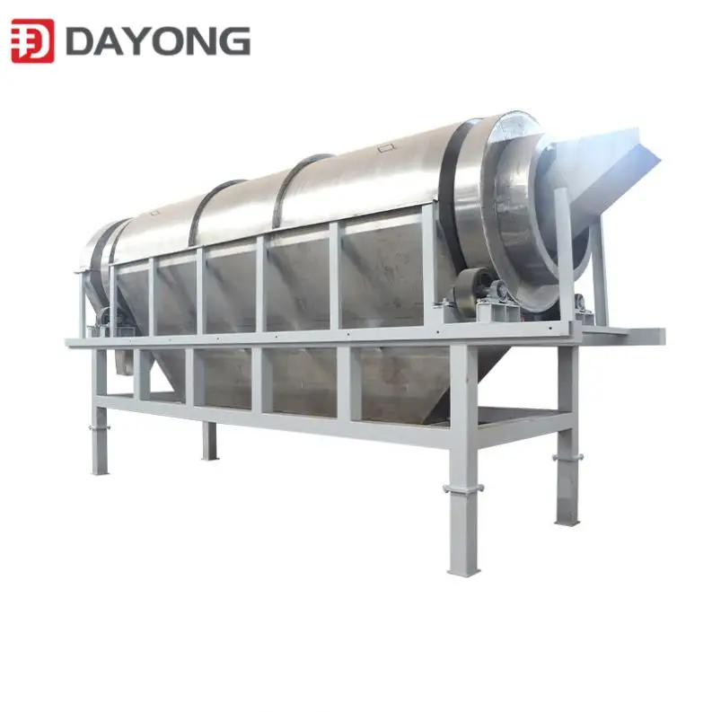 High safety performance waste processing trommel screen for waste recycling