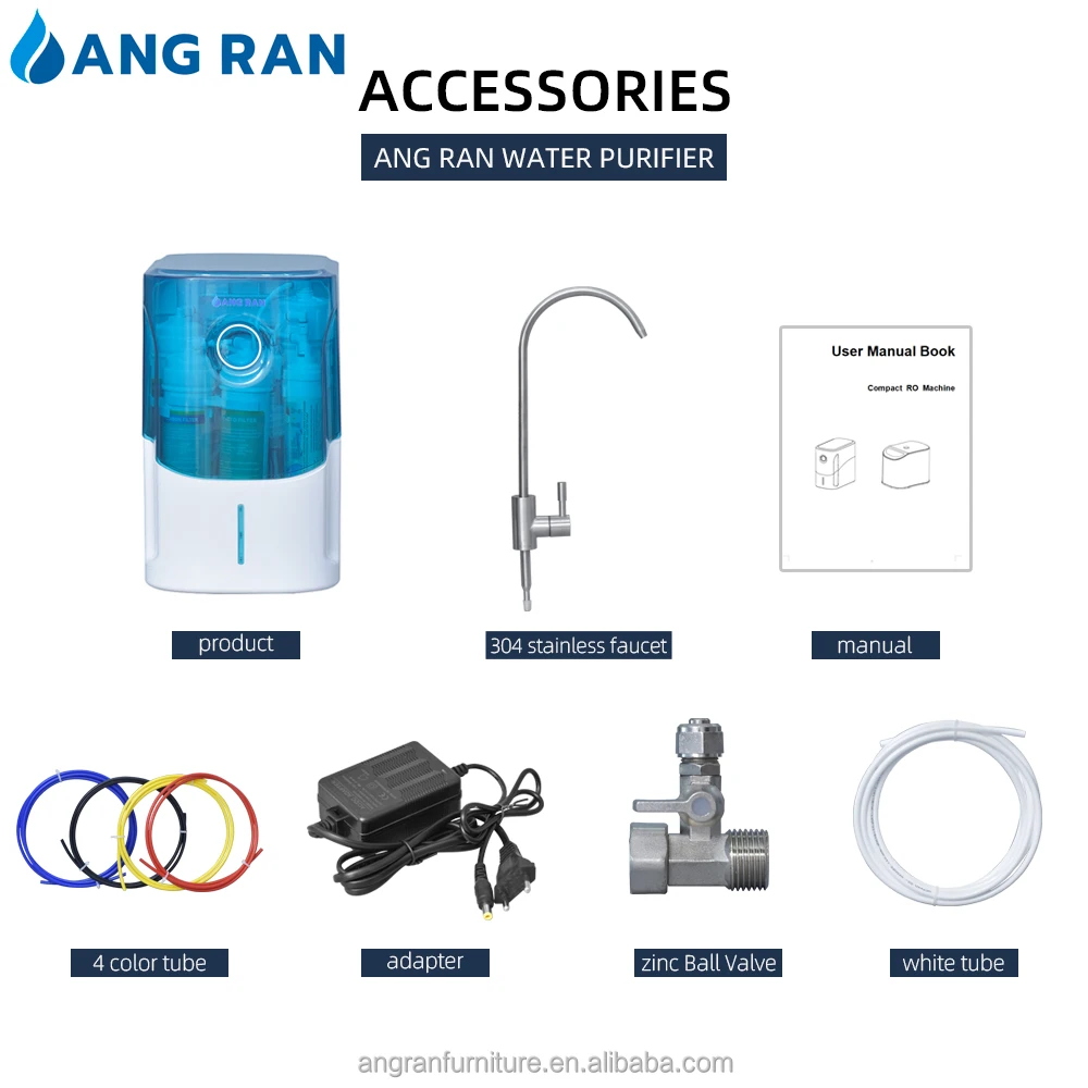 Reverse Osmosis Water Filter 7 Stage 10 Inch Housing OEM Ro System and Water Purifier