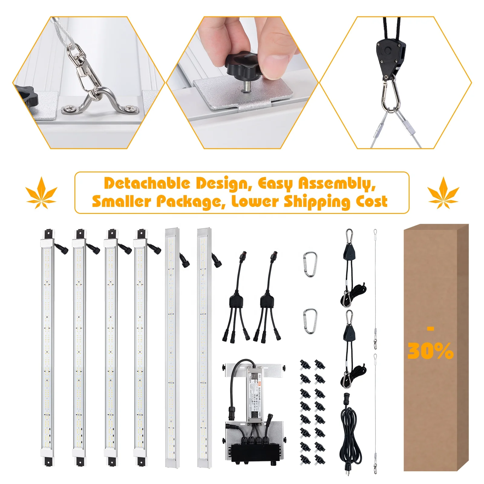 4-sided emitting light led grow lamp 240W samsung lm301h evo lm281b diodes uv ir plant light for indoor crop growth
