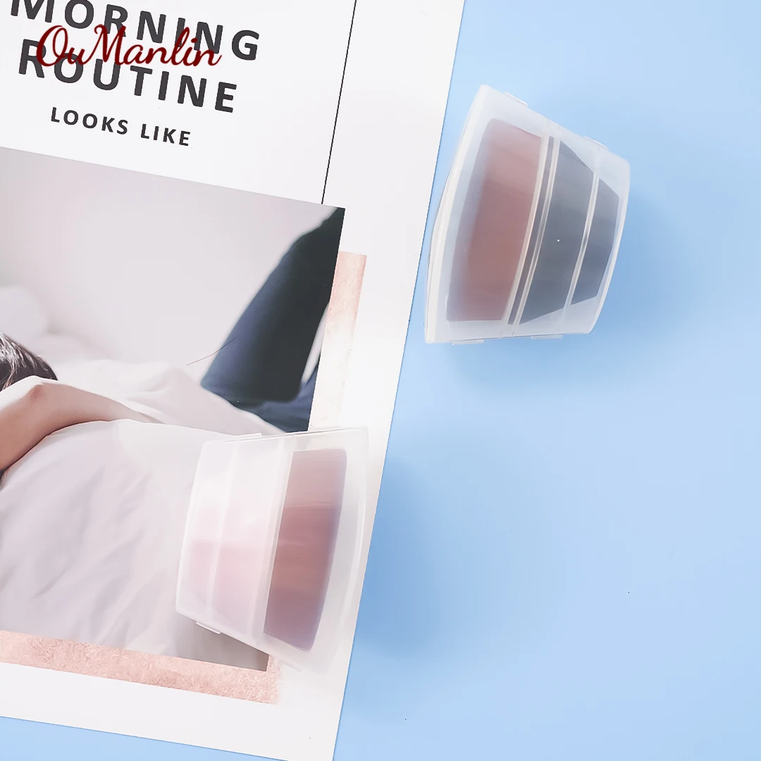 OumanLin, новинка, Лидер продаж, портативная Кисть для макияжа кремом, Алмазный 55 кистей для основы под макияж с коробкой для хранения (черный + розовый)