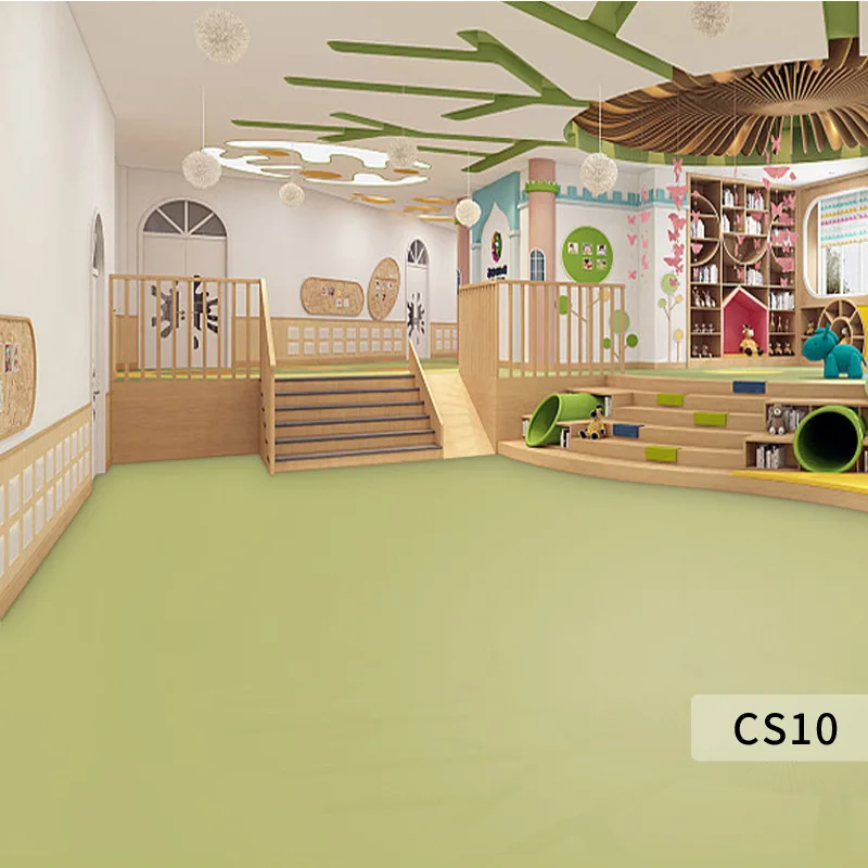 Pvc Flooring Roll Linoleum Rolls Vinyl Flooring Rolls Colorful Commercial Vinyl Factory Directly Pvc 2mm to 3mm Modern Indoor