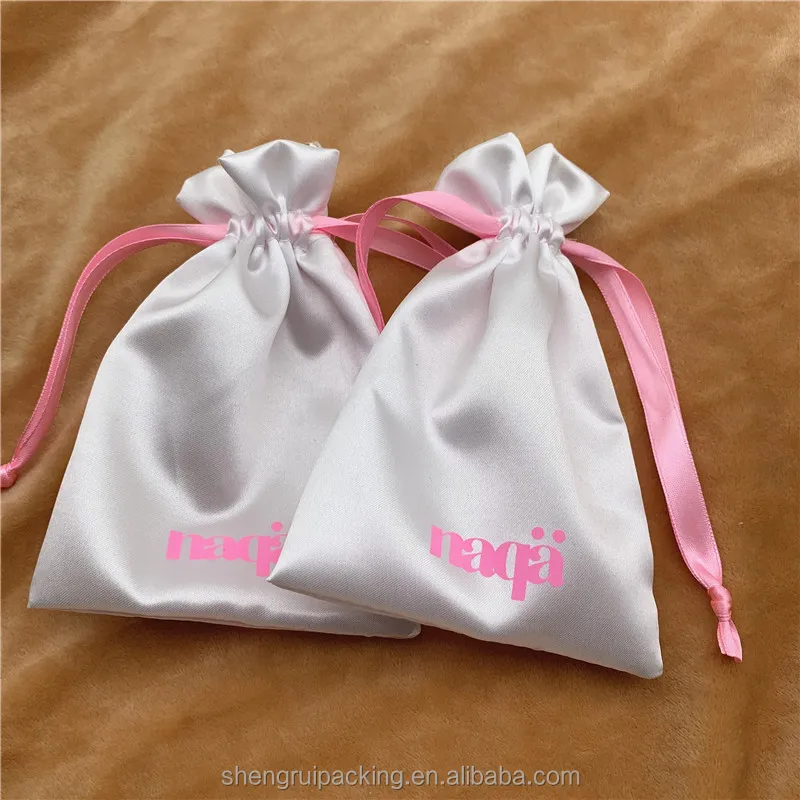 Fashionable Luxury Satin Bag for Perfume Oil Silk Packaging Makeup Tools Dust Bags Satin Beauty Pouch Lipstick Storage Bag