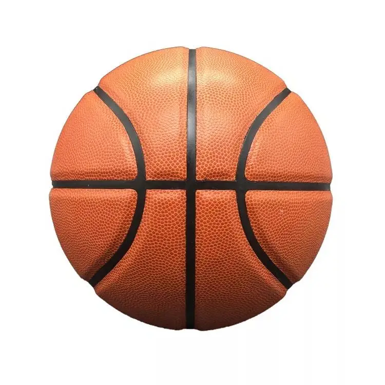 Wholesale Standard Indoor Laminated Leather Ballon De Training Games Toy Rebound Composite Inflatable Basketball Ball
