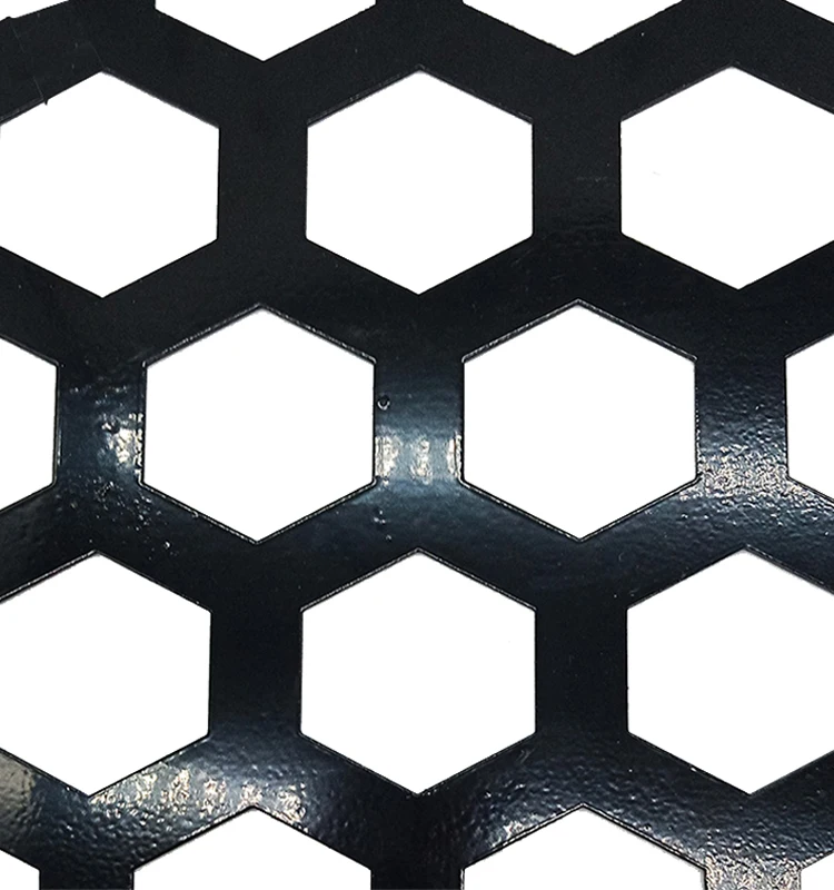 decorative hexagonal hole perfroated metal sheet for building facade