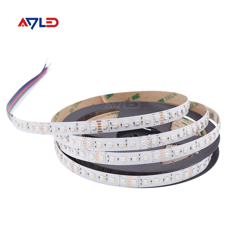 2835 RGBW+2110 RGB 3 Colors in 1 LED 5m 240LEDs/m Multi-Colored Smart Strip Lights White 2700K-3000K 10mm 24V