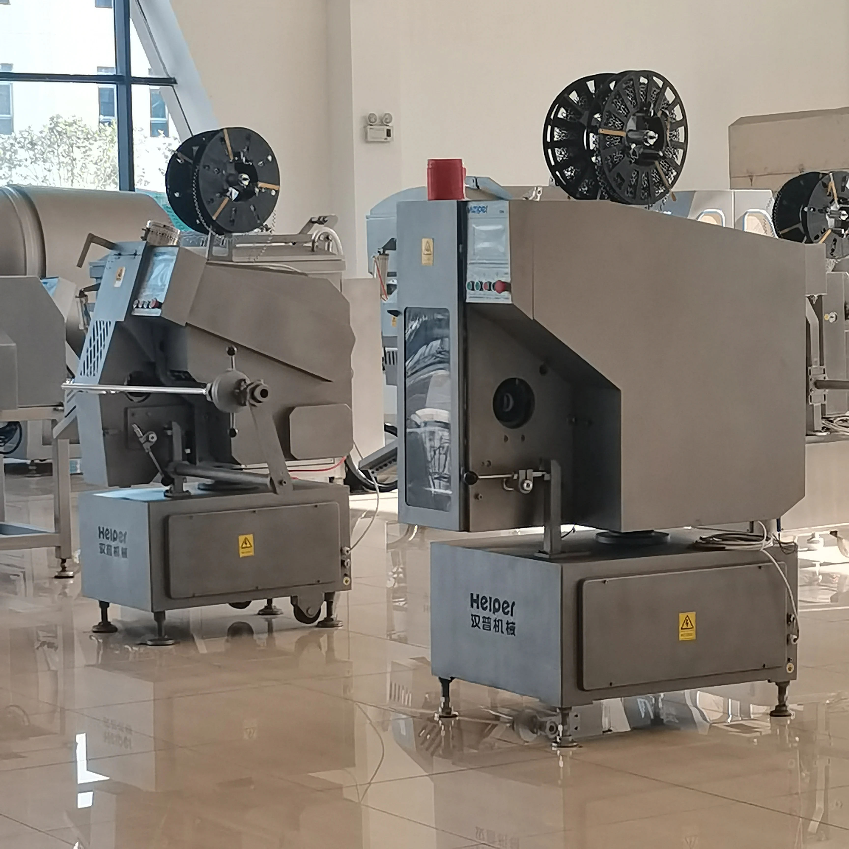 Professional Automatic Sausage Making Machine Great Wall Double Clipping Machine