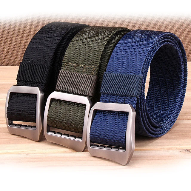 outdoor nylon belt sports canvas belt leisure anti - allergy canvas belt