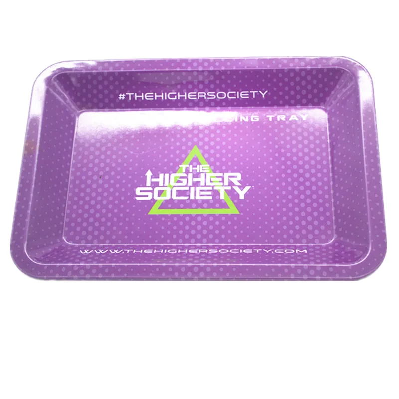 Metal Tobacco Rolling Tray  Smoking serving trays rolling cigarette service tin tray