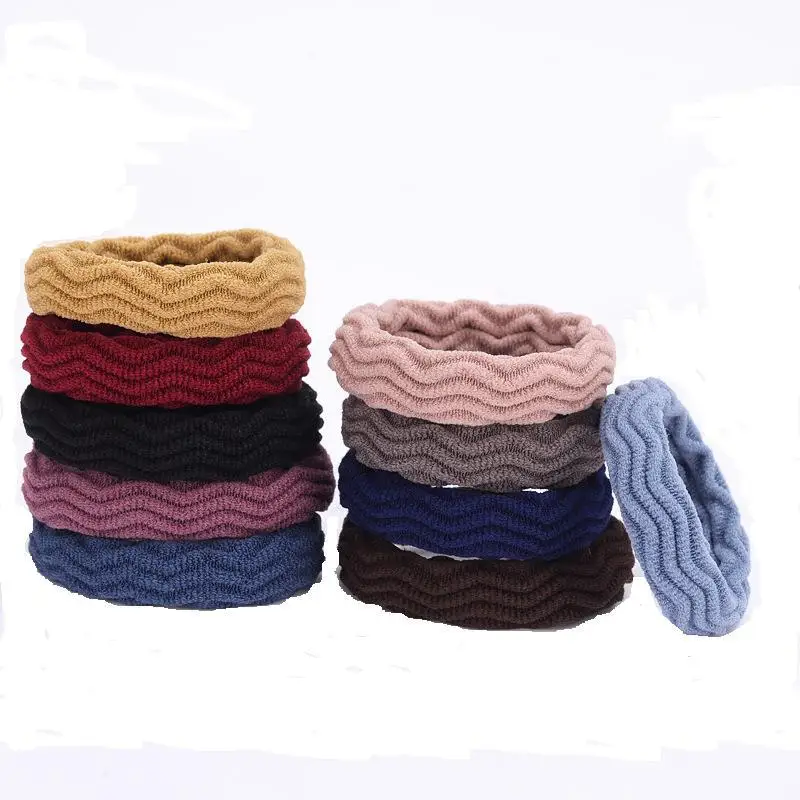 
Manufacturers wholesale Fancy Solid Fashion elastic hair rope High Elastic Durable Rubber Band Hair Ties For Women 