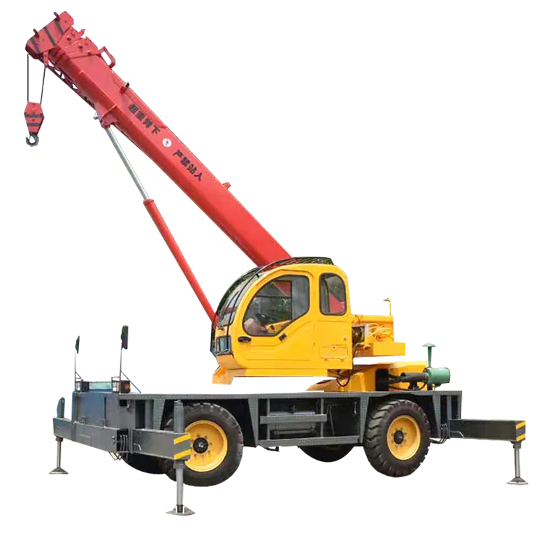 4*4 off-road tires 8Ton Rough Terrain Crane from China factory