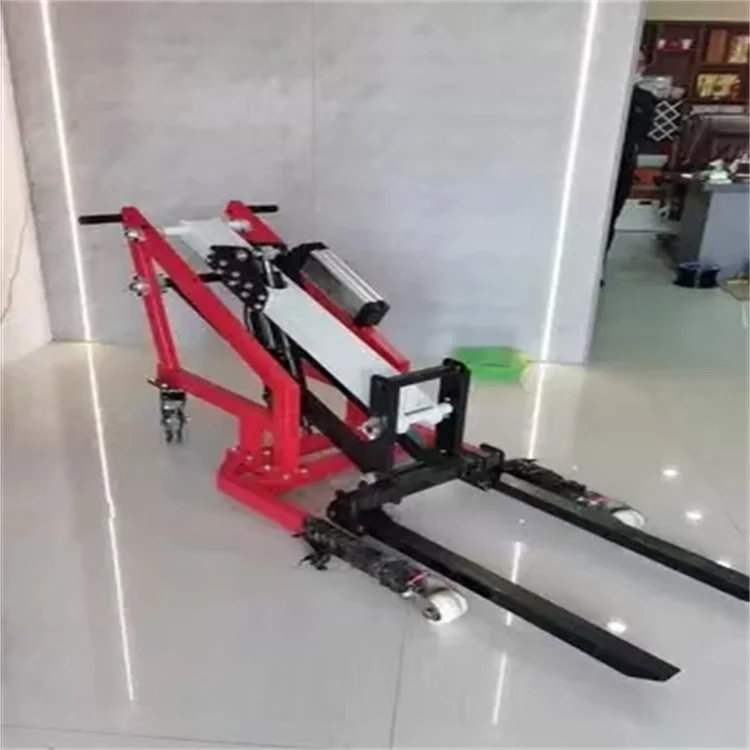 Premium 700kg Forklift Battery Portable Electric Hydraulic Forklift Truck,Electric Pallet Stacker