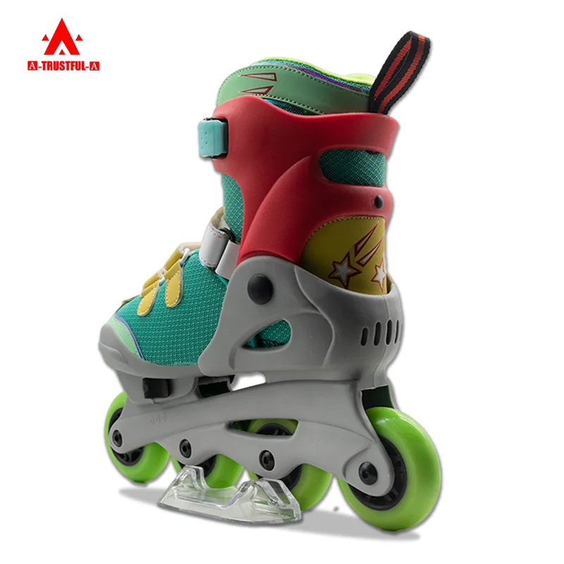 Wholesale Children love style Retractable Adjustable inline skating Outdoor roller inline skates shoes