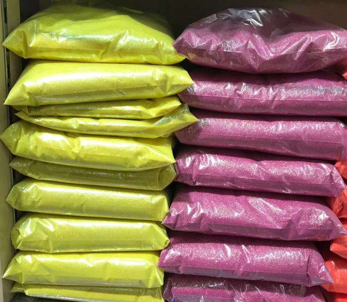 Wholesale Glitter Powder Free Samples Fine PET Mate Shimmer Powder Bulk Craft Nail Resin 1KG Polyester Glitter