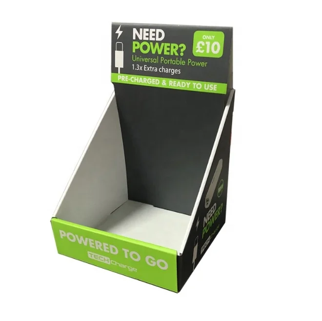 Customized Cardboard Display Racks Floor Display Stand Table Display Box for Supermarket Notebooks Stationary
