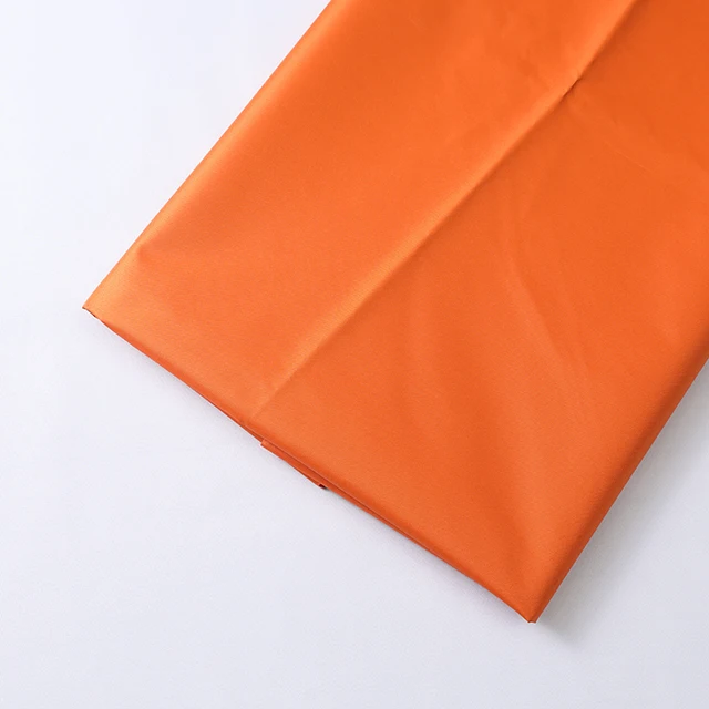 190T 210T 230T 240T  waterproof pongee with milky PU coated polyester windbreaker jacket fabric for spring windbreaker