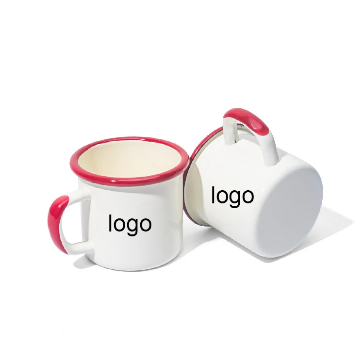 custom enamel sublimation glass cup coffee christmas travel tazas porcelain ceramic cups mug taza de esmalte 360ml 350ml 12oz 16