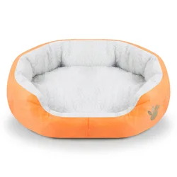 Hot Dog Bed House Soft Dog Lounger Nest Dog Baskets Fall Winter Plush Kennel Pet Bed
