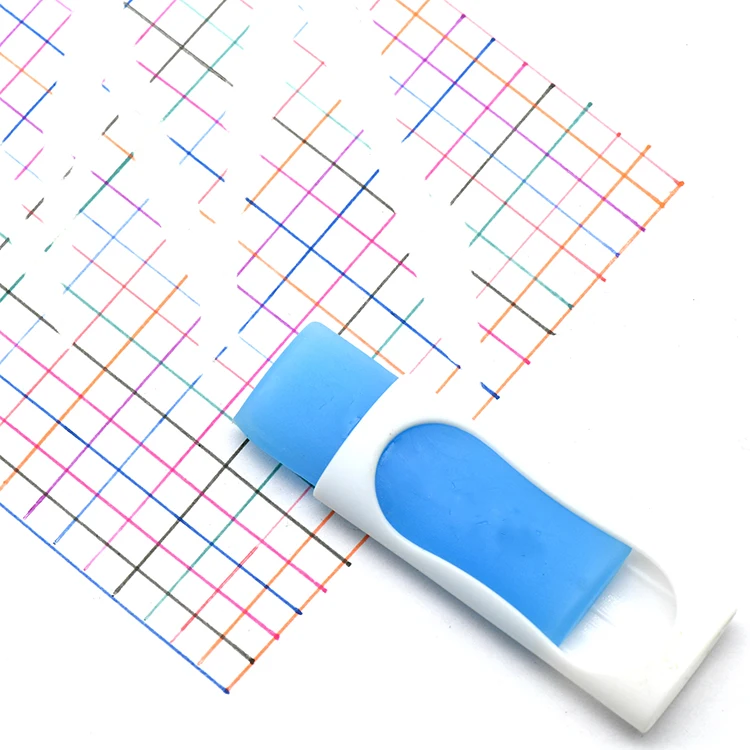 Clean erasing special rubber for  magic erasable gel pen ink eraser
