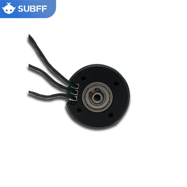 SUBFF underwater Dc Brushless  Propeller Motor Permanent Magnet Black Strong Power 24 Volt waterproof  Motor for 14KG thruster