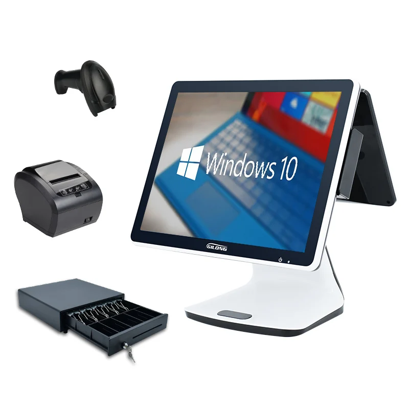 15 inch windows all in one cheap pos machine